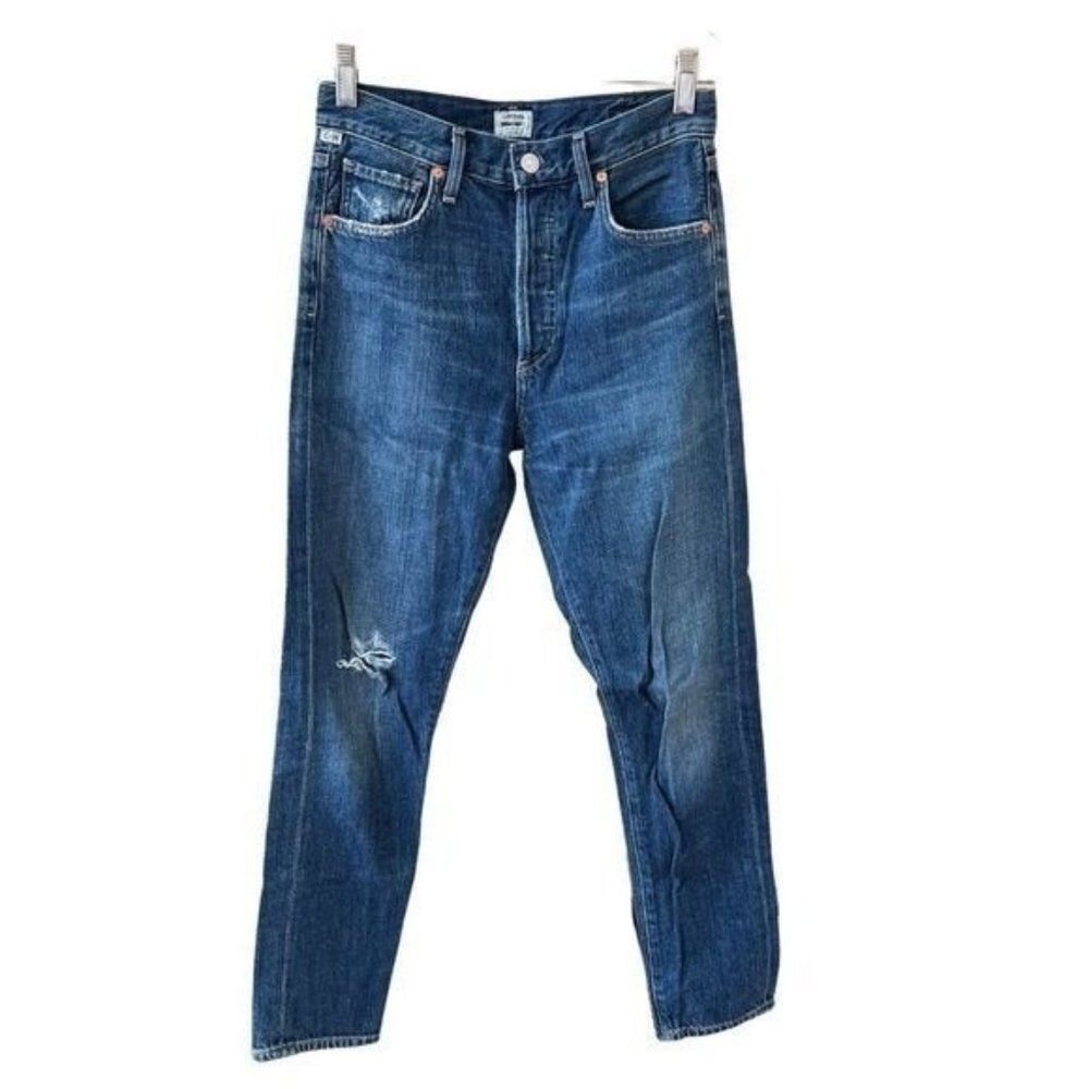 Citizens of Humanity Premium Vintage Liya High Rise Classic Fit Jeans Lowe 24